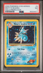 2000 Pokemon Pre-Release Misty's Seadra Holo #9 PSA 7 | Eastridge Sports Cards & Games