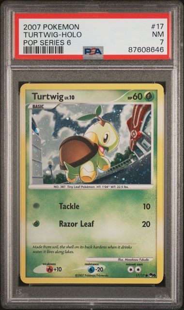 2007 Pokemon Pop Series 6 Turtwig Holo #17 PSA 7 | Eastridge Sports Cards & Games