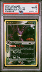 2004 Pokemon EX Team Rocket Returns Dark Crobat Rev. Foil #3 PSA 8 | Eastridge Sports Cards & Games