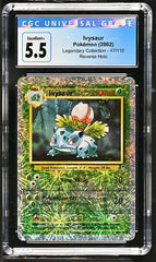 2002 Pokemon Ivysaur Legendary Collection reverse Holo #47 CGC 5.5 | Eastridge Sports Cards & Games