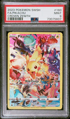 2023 Pokemon Crown Zenith Pikachu #160 PSA 9 | Eastridge Sports Cards & Games