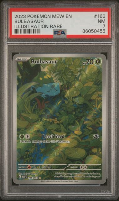 2023 Pokemon 151 Special Illustration Rare Bulbasaur #166 PSA 7 | Eastridge Sports Cards & Games