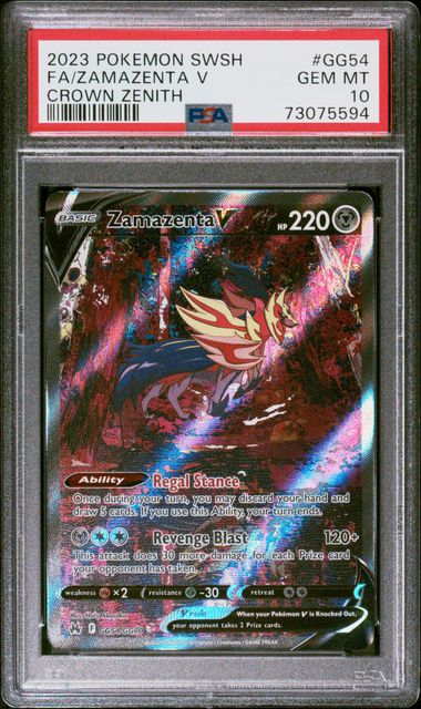 2023 Pokemon Crown Zenith Zamazenta V #GG54 PSA 10 | Eastridge Sports Cards & Games