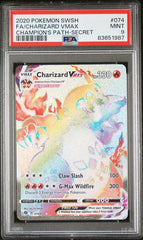 2020 Pokemon Champion's Path Full Art Charizard VMax #074 PSA 9 | Eastridge Sports Cards & Games
