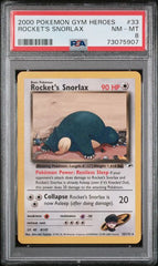 2000 Pokemon Gym Heroes Rocket's Snorlax #33 PSA 8 | Eastridge Sports Cards & Games