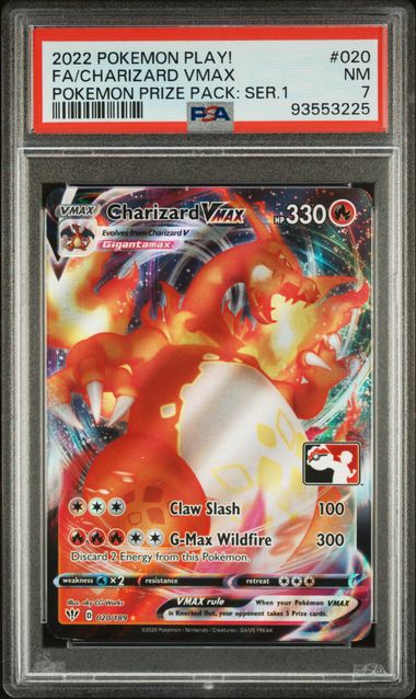 2022 Pokemon Play! Prize Pack Series 1 Charizard VMax #020 PSA 7 | Eastridge Sports Cards & Games