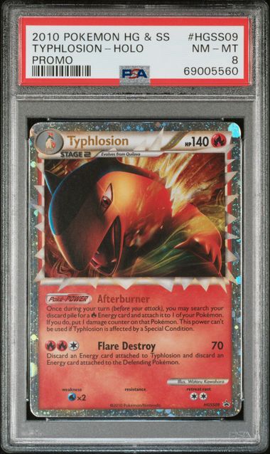 2010 Pokemon HG & SS Promo Typhlosion #HGSS09 PSA 8 | Eastridge Sports Cards & Games