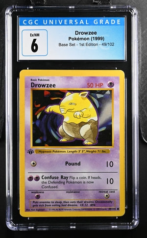 1999 Pokemon Base Set 1st Edition Drowzee #49 CGC 6 | Eastridge Sports Cards & Games