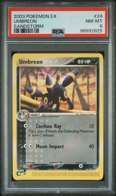 2003 Pokemon Sandstorm Umbreon #24 PSA 8 | Eastridge Sports Cards & Games