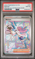 2023 Pokemon Scarlet & Violet Miriam #251 PSA 8 | Eastridge Sports Cards & Games