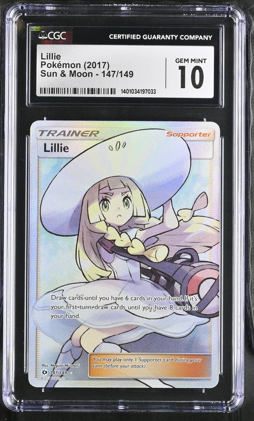 2017 Pokemon Sun & Moon Lillie #147 CGC 10 | Eastridge Sports Cards & Games