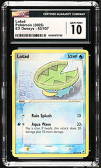 2005 Pokemon EX Deoxys Lotad #63 CGC 10 | Eastridge Sports Cards & Games