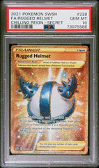 2021 Pokemon Chilling Reign Rugged Helmet #228 PSA 10 | Eastridge Sports Cards & Games