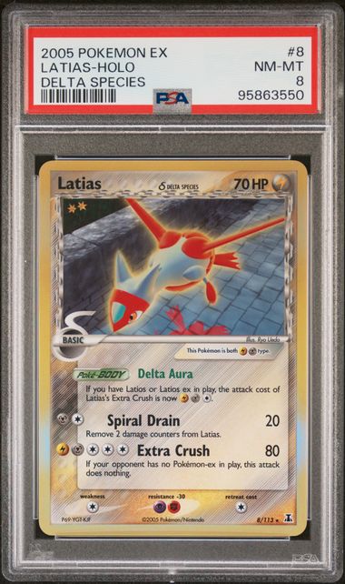 2005 Pokemon Delta Species Latias Holo #8 PSA 8 | Eastridge Sports Cards & Games