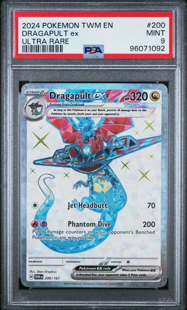 2023 Pokemon Twilight Masquerade Dragapult ex #200 PSA 9 | Eastridge Sports Cards & Games