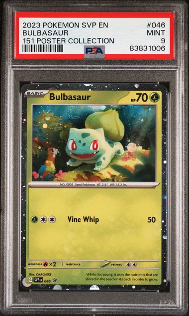 2023 Pokemon 151 Promo Bulbasaur #046 PSA 9 | Eastridge Sports Cards & Games