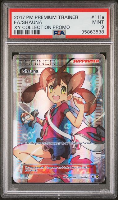 2017 Pokemon XY Collection Full Art Shauna #111a PSA 9 | Eastridge Sports Cards & Games