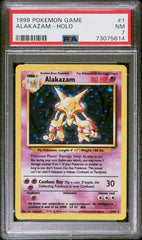 1999 Pokemon Base Set Unlimited Alakazam Holo #1 PSA 7 | Eastridge Sports Cards & Games