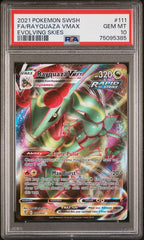 2021 Pokemon Evolving Skies Rayquaza VMax #111 PSA 10 | Eastridge Sports Cards & Games