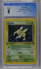 1999 Pokemon Jungle 1st Edition Scyther #10 CGC 8 | Eastridge Sports Cards & Games