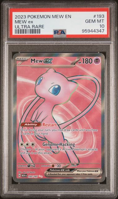 2023 Pokemon 151 Mew ex #193 PSA 10 | Eastridge Sports Cards & Games