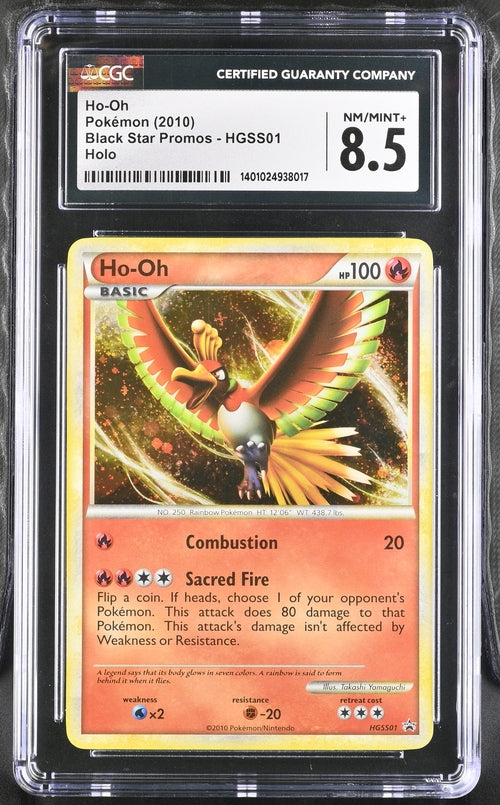 2010 Pokemon Black Star Promo Ho-Oh #HGSS01 CGC 8.5 | Eastridge Sports Cards & Games