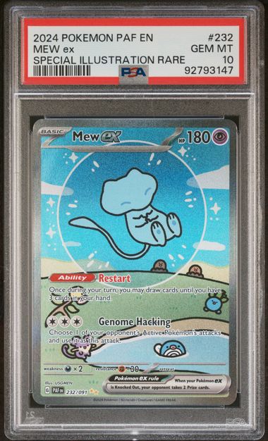 2024 Pokemon Paldean Fates Mew ex #232 PSA 10 | Eastridge Sports Cards & Games