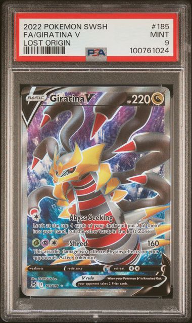2022 Pokemon Lost Origin Giratina V #185 PSA 9 | Eastridge Sports Cards & Games
