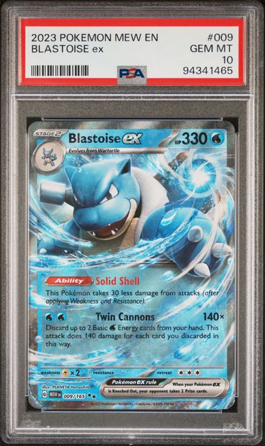 2023 Pokemon 151 Blastoise ex #009 PSA 10 | Eastridge Sports Cards & Games