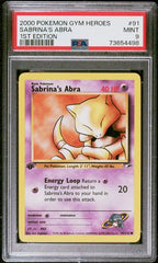 2000 Pokemon Gym Heroes Sabrina's Abra 1st Edition #91 PSA 9 | Eastridge Sports Cards & Games