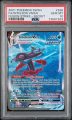 2021 Pokemon Fusion Strike Inteleon VMax #266 PSA 10 | Eastridge Sports Cards & Games