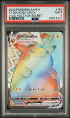 2020 Pokemon Vivid Voltage Pikachu VMax #188 PSA 9 | Eastridge Sports Cards & Games