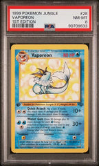 1999 Pokemon Jungle 1st Edition Vaporeon #28 PSA 8 | Eastridge Sports Cards & Games