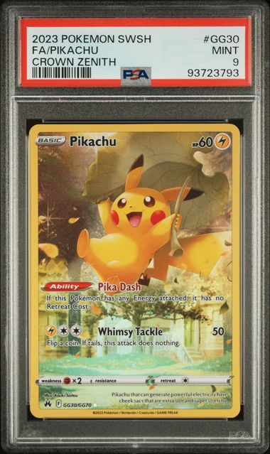 2023 Pokemon Crown Zenith Pikachu #GG30 PSA 9 | Eastridge Sports Cards & Games