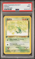 2000 Pokemon Rocket 1st Edition Oddish #63 PSA 9 | Eastridge Sports Cards & Games