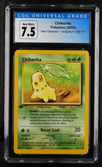 2000 Pokemon Neo Genesis 1st Edition Chikorita #54 CGC 7.5 | Eastridge Sports Cards & Games
