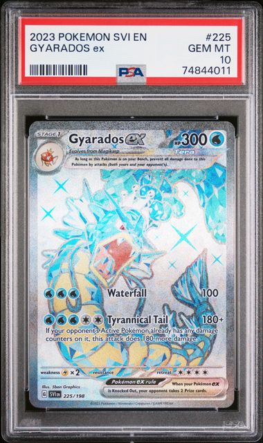 2023 Pokemon Scarlet and Violet Gyarados EX #225 PSA 10 | Eastridge Sports Cards & Games