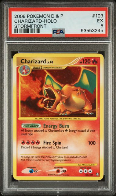 2008 Pokemon Diamond & Pearl Stormfront Charizard #103 PSA 5 | Eastridge Sports Cards & Games