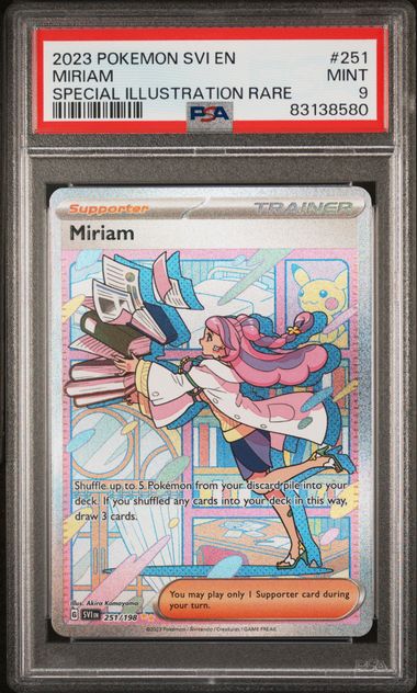 2023 Pokemon SVI Miriam Illustration Rare #251 PSA 9 | Eastridge Sports Cards & Games