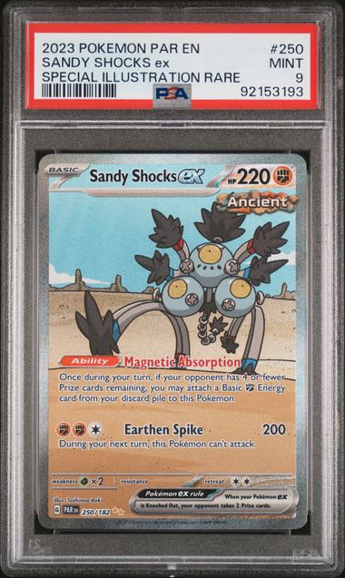 2023 Pokemon Paradox Rift Sandy Shocks ex #250 PSA 9 | Eastridge Sports Cards & Games