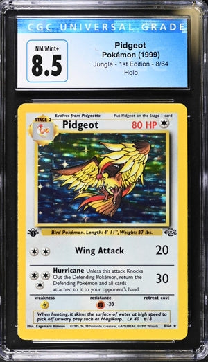 1999 Pokemon Jungle 1st Edition Pidgeot Holo #8 CGC 8.5 | Eastridge Sports Cards & Games