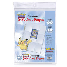 Ultra Pro Pokemon 9 pocket pages (10ct) | Eastridge Sports Cards & Games