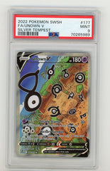 2022 Pokemon Silver Tempest Unown V #177 PSA 9 | Eastridge Sports Cards & Games