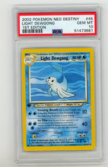 2002 Pokemon Neo Destiny Light Dewgong 1st Edition #45 PSA 10 | Eastridge Sports Cards & Games