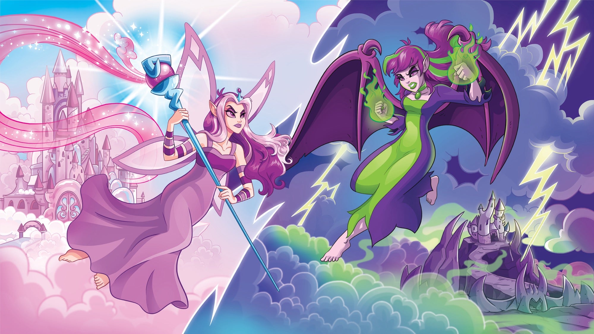 Neopets Playmat - Fyora vs. Jhudora | Eastridge Sports Cards & Games