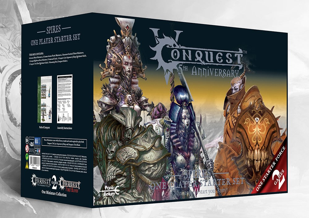Conquest: Spires 5th Anniversary Supercharged One Player Starter Set | Eastridge Sports Cards & Games