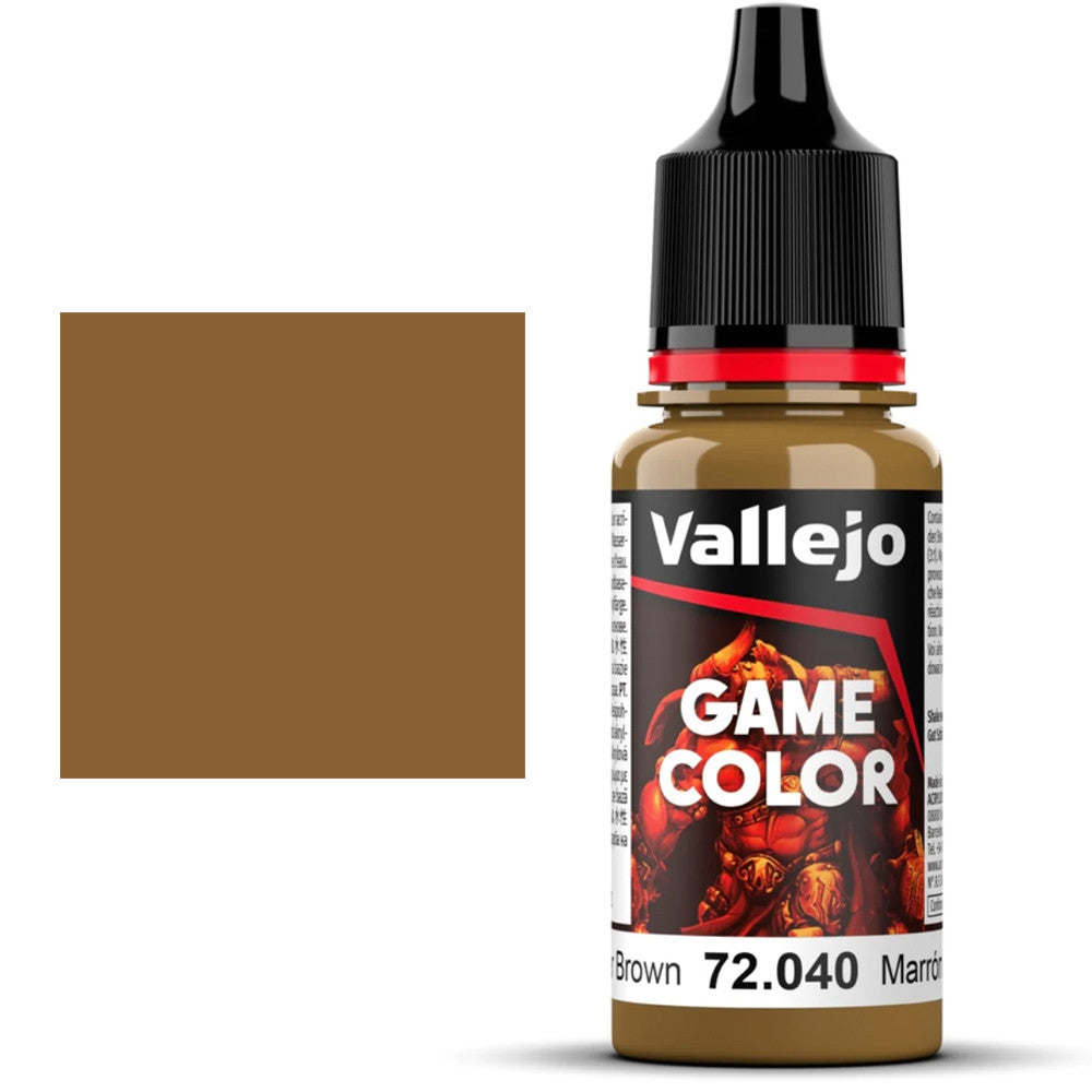 VALLEJO GAME COLOR: LEATHER BROWN (17ML) | Eastridge Sports Cards & Games