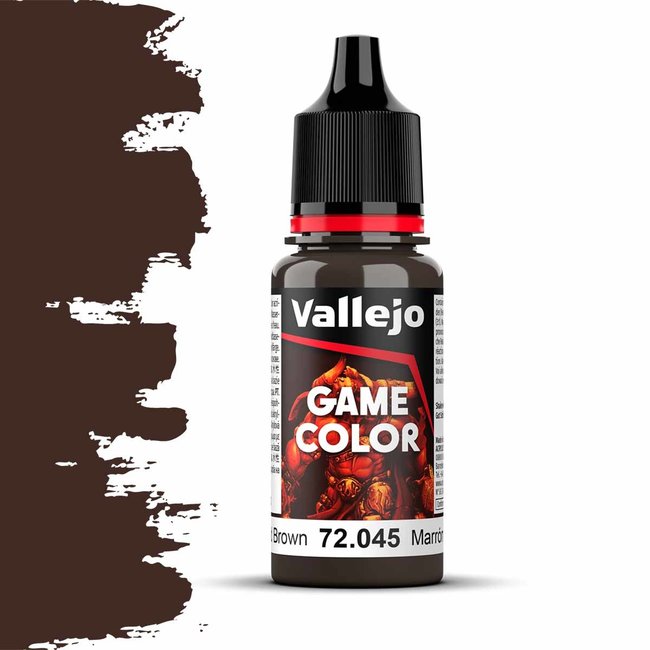 VALLEJO GAME COLOR: CHARRED BROWN (17ML) | Eastridge Sports Cards & Games