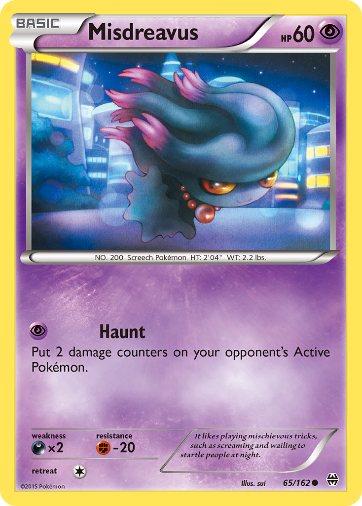 Misdreavus (65/162) [XY: BREAKthrough] | Eastridge Sports Cards & Games