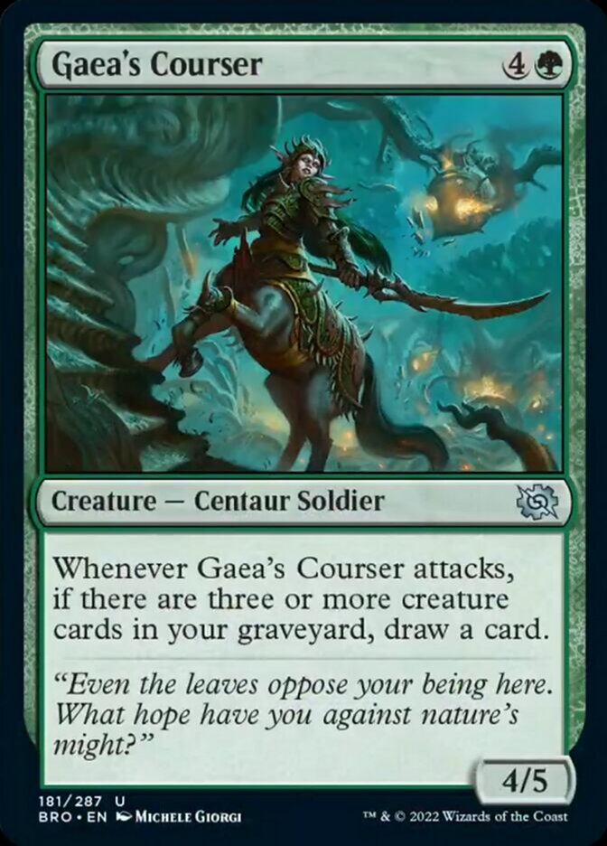 Gaea's Courser [The Brothers' War] | Eastridge Sports Cards & Games